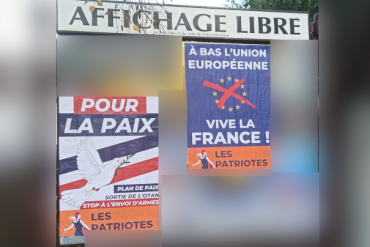 Affichage publique patriotes